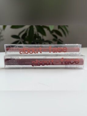 About-Face Makeup Bundle NIB | Matte Fix Lip Pencil + Smokestick